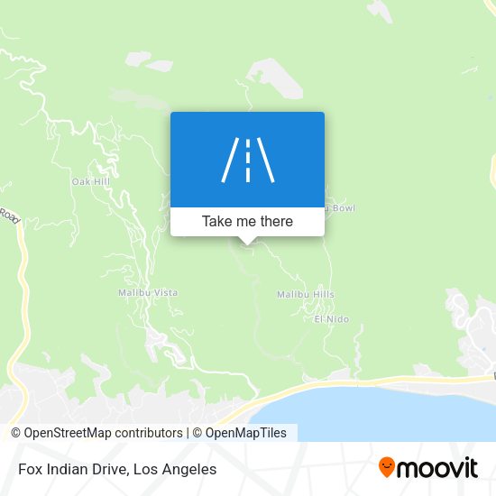 Fox Indian Drive map