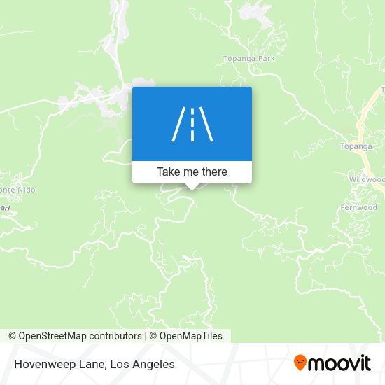 Mapa de Hovenweep Lane