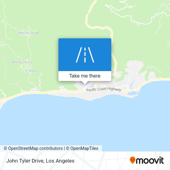 John Tyler Drive map