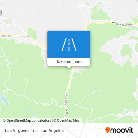 Las Virgenes Trail map