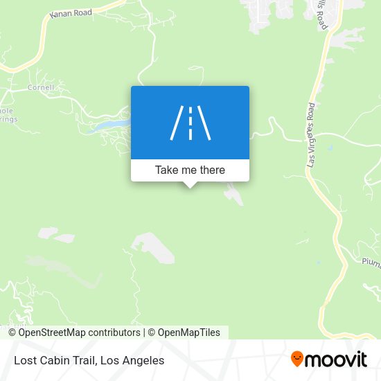 Mapa de Lost Cabin Trail