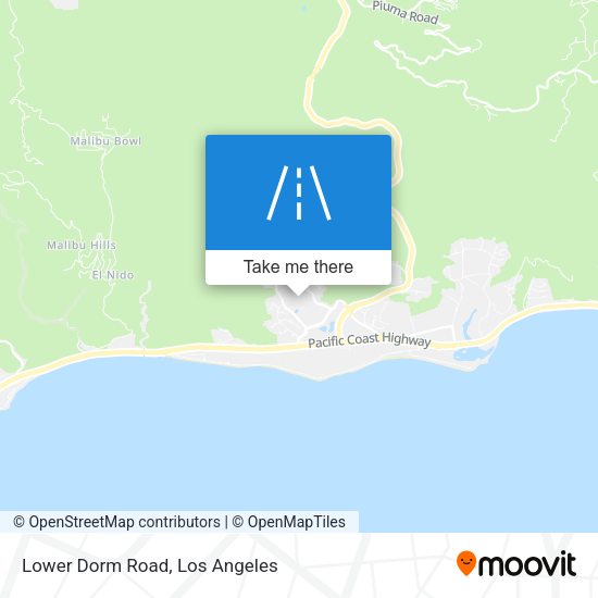 Lower Dorm Road map