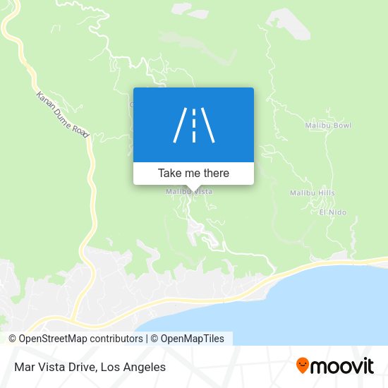 Mar Vista Drive map