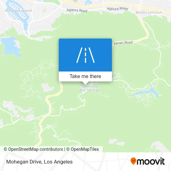 Mohegan Drive map