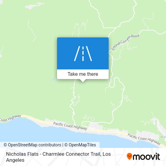 Mapa de Nicholas Flats - Charmlee Connector Trail