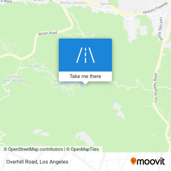 Mapa de Overhill Road