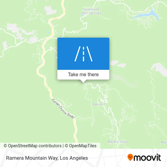 Ramera Mountain Way map