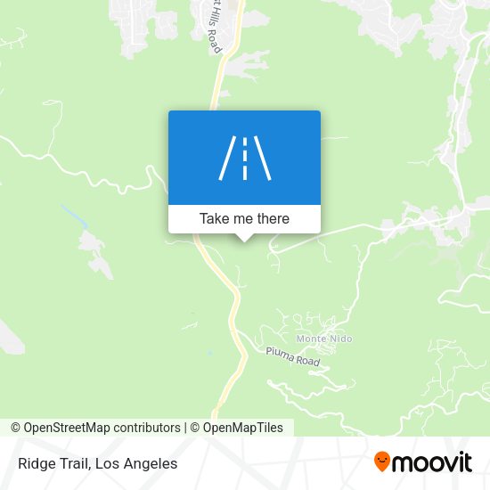 Mapa de Ridge Trail