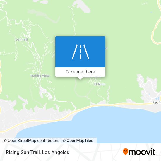 Rising Sun Trail map
