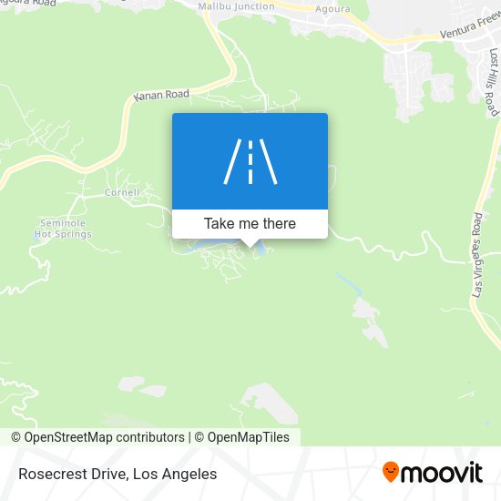 Rosecrest Drive map