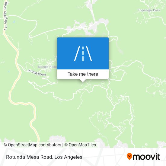 Rotunda Mesa Road map