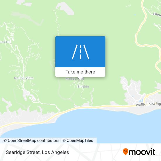 Searidge Street map