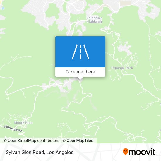 Sylvan Glen Road map