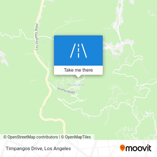 Mapa de Timpangos Drive