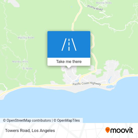 Mapa de Towers Road