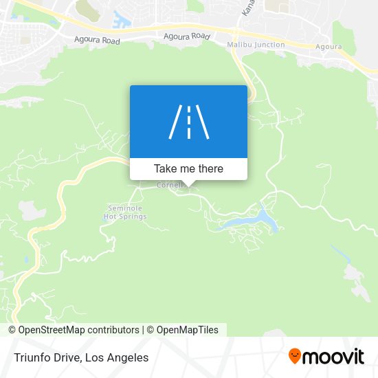 Mapa de Triunfo Drive