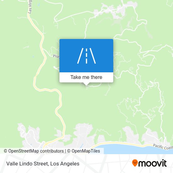 Mapa de Valle Lindo Street