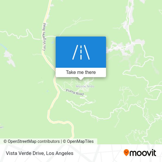 Vista Verde Drive map