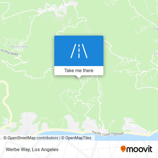 Mapa de Werbe Way