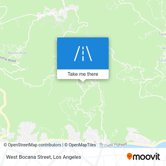 Mapa de West Bocana Street