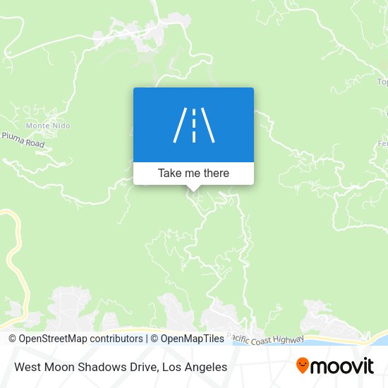 Mapa de West Moon Shadows Drive