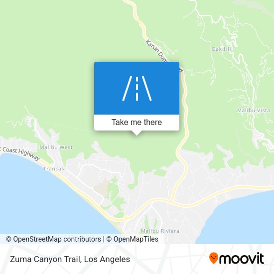 Zuma Canyon Trail map