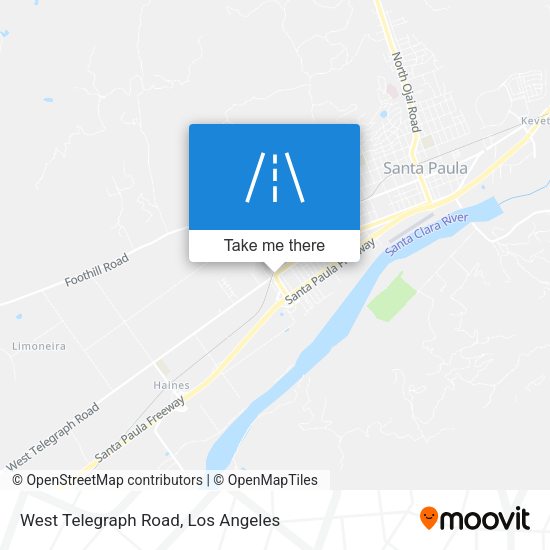 West Telegraph Road map