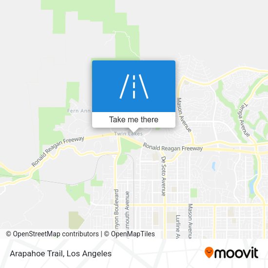 Mapa de Arapahoe Trail