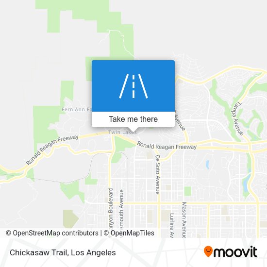 Chickasaw Trail map