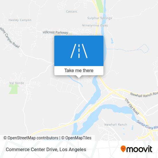 Commerce Center Drive map