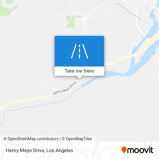 Mapa de Henry Mayo Drive