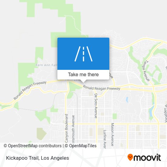 Mapa de Kickapoo Trail