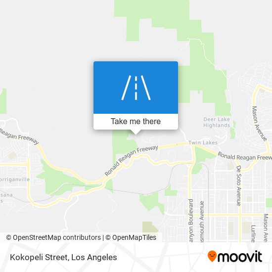 Kokopeli Street map