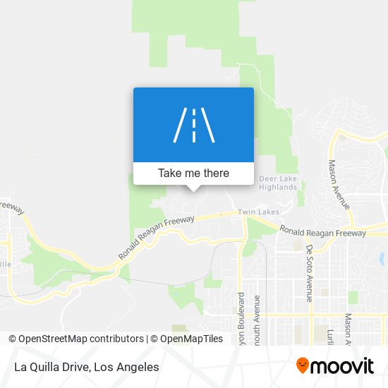 Mapa de La Quilla Drive