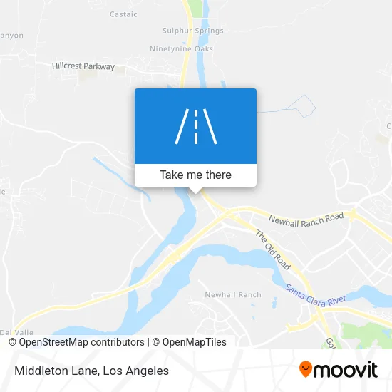 Middleton Lane map