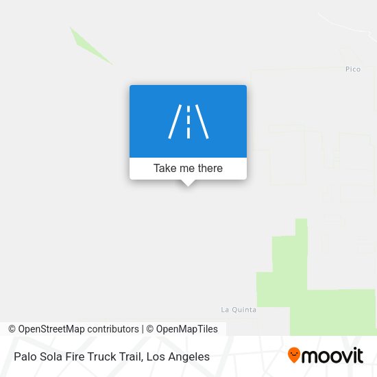 Palo Sola Fire Truck Trail map