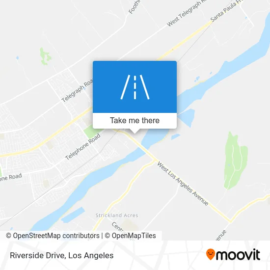 Riverside Drive map