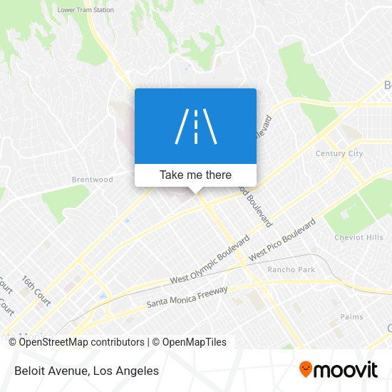 Mapa de Beloit Avenue