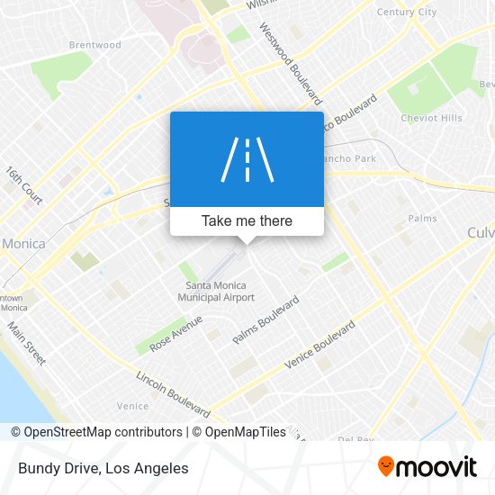 Mapa de Bundy Drive