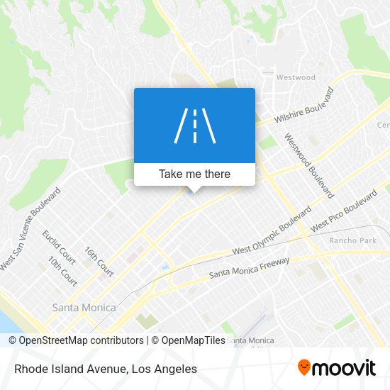 Mapa de Rhode Island Avenue