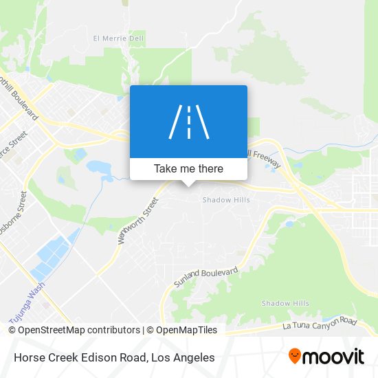 Mapa de Horse Creek Edison Road