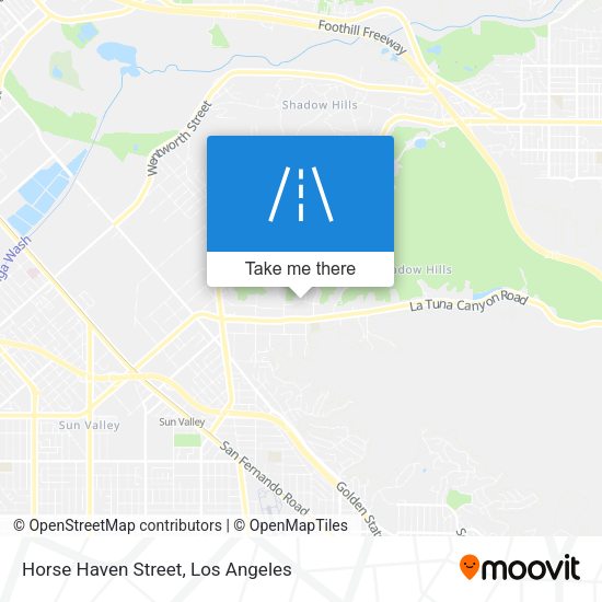 Horse Haven Street map