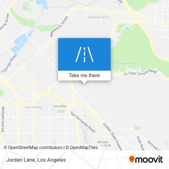 Mapa de Jordan Lane