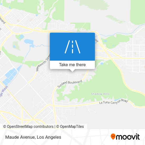 Mapa de Maude Avenue