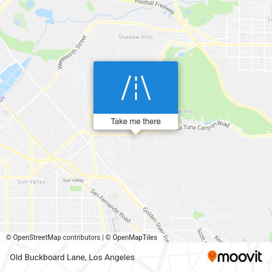 Mapa de Old Buckboard Lane