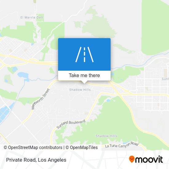 Mapa de Private Road
