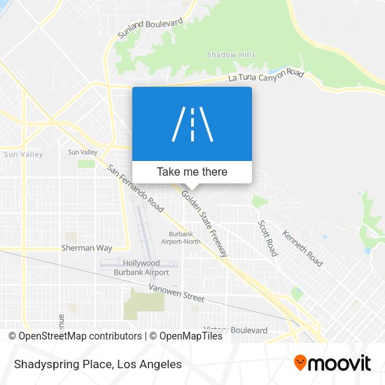 Shadyspring Place map