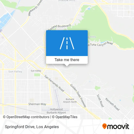 Springford Drive map