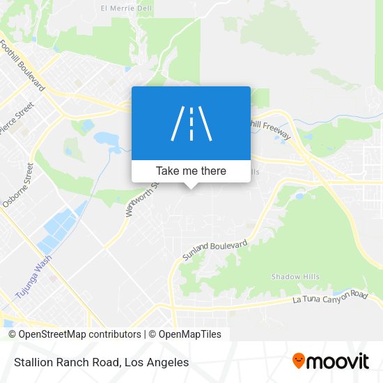 Stallion Ranch Road map