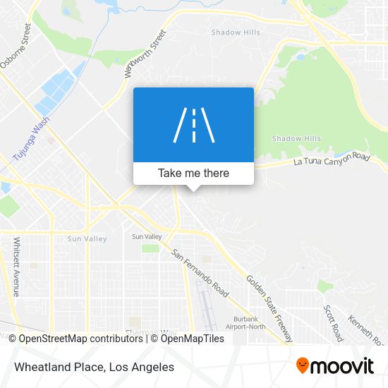 Mapa de Wheatland Place